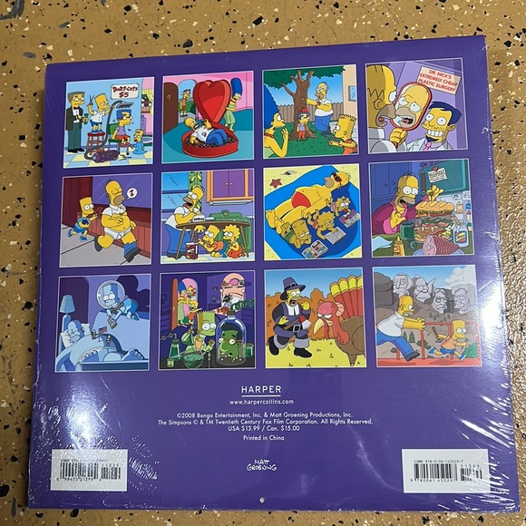 Brand New Simpsons Calendars from 2004 - 2009 - Picture 10 of 10